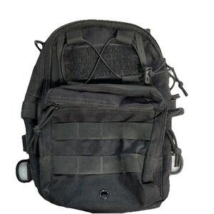 military tactical ammo bag‎ pouch Black Zip Top Belt Bag Hunting Outdoors